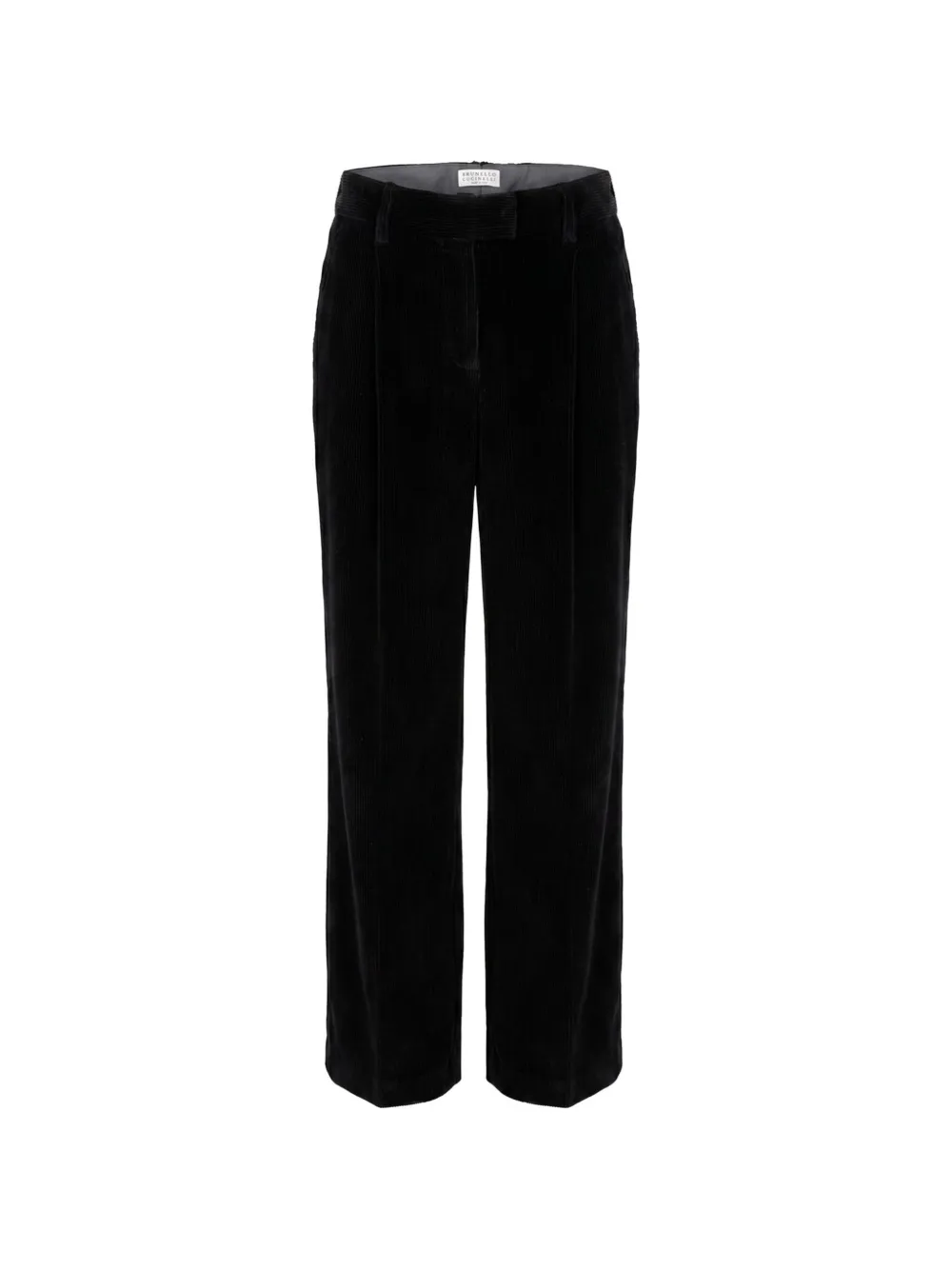 Brunello Cucinelli pleated corduroy trousers - Nero