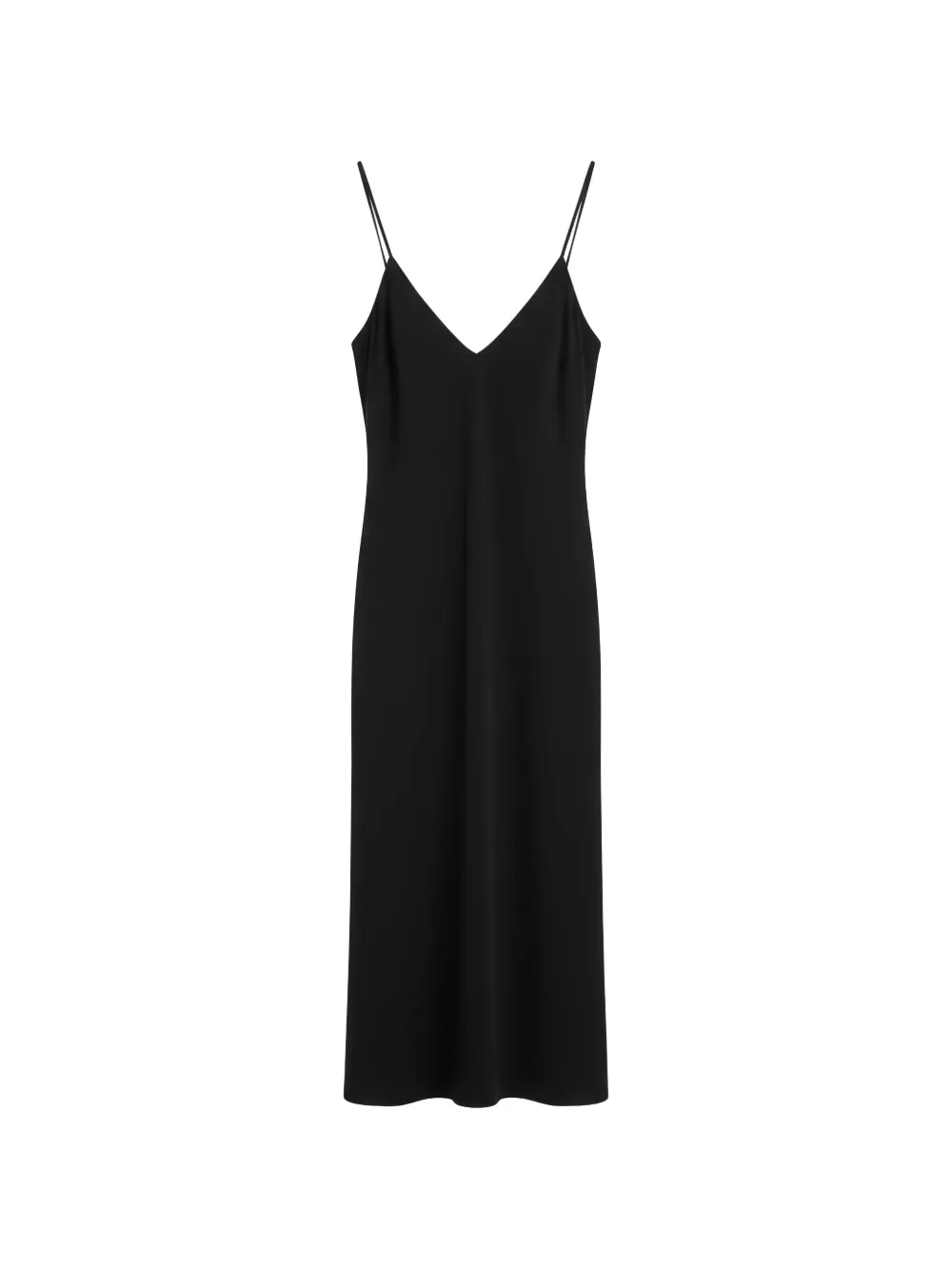 Black Label V-neck dress - Nero