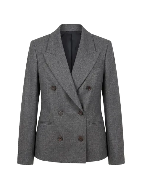 Brunello Cucinelli double-breasted peak-lapel jacket