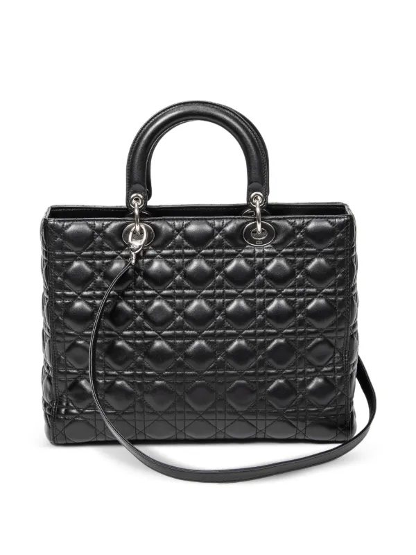 Christian Dior Pre-Owned レディ ディオール カナージュ ハンドバッグ 