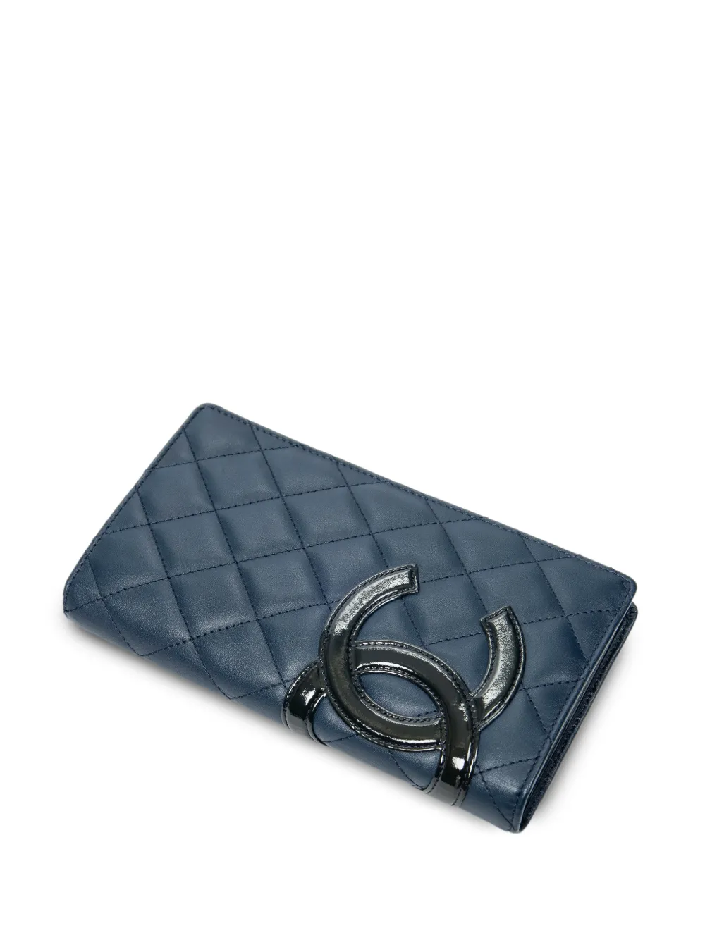 CHANEL Pre-Owned Gestepptes Cambon Ligne Portemonnaie - Blau