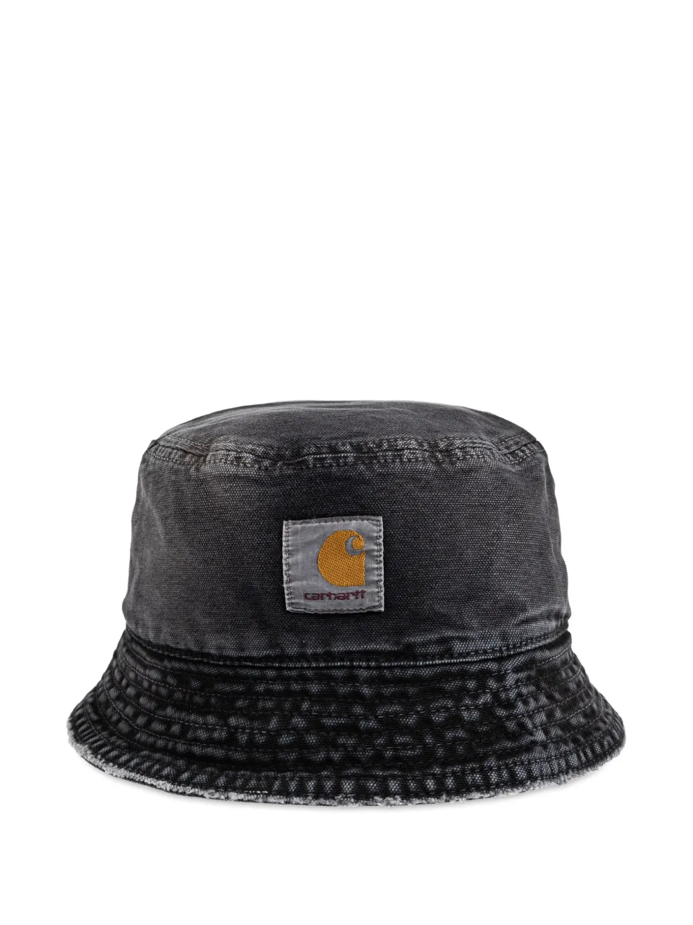 Carhartt WIP logo-patch bucket hat - Schwarz