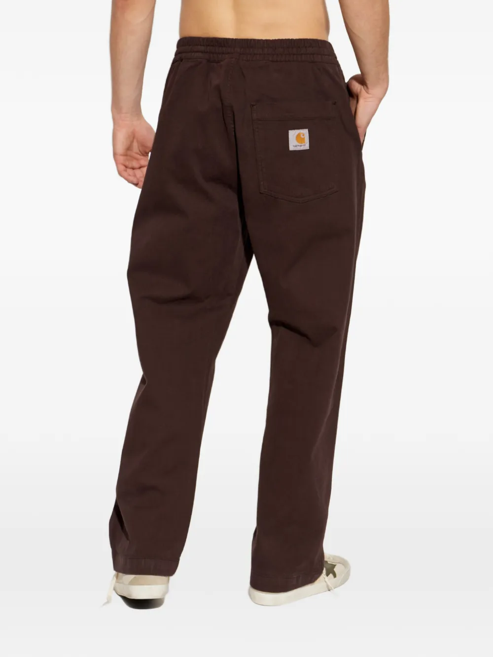 Carhartt WIP Floyde broek met trekkoord Bruin