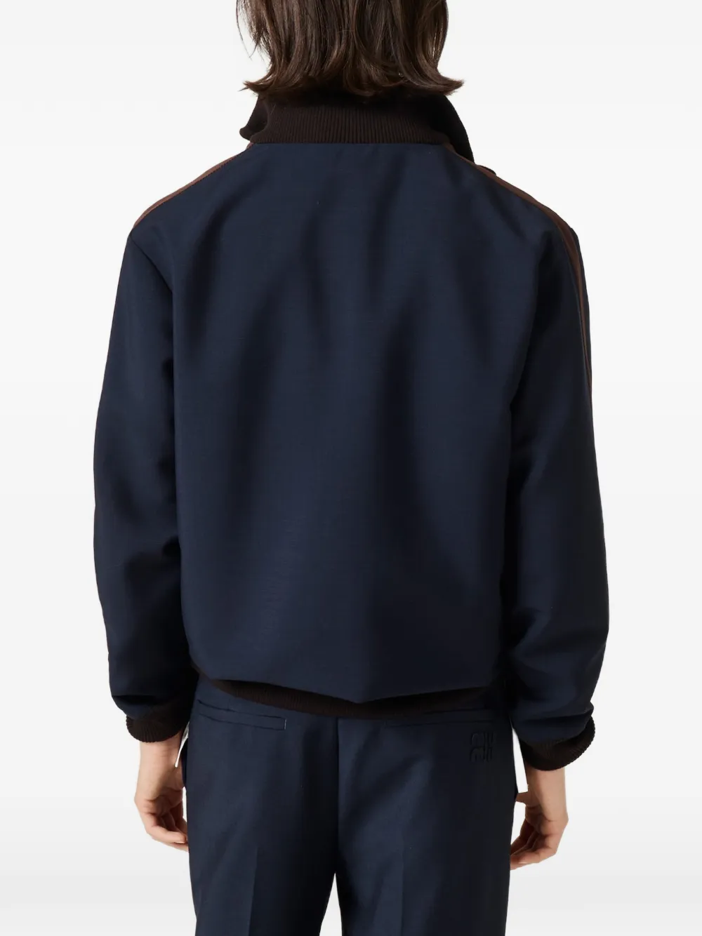 Miu Mohair shirtjack Blauw