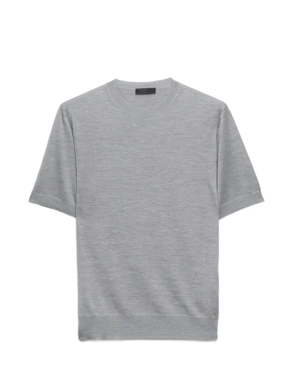 Prada short-sleeved silk sweater - Grau