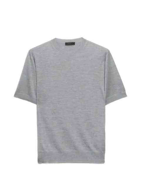 Prada short-sleeved silk sweater