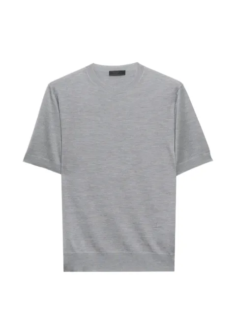 Prada short-sleeved silk sweater