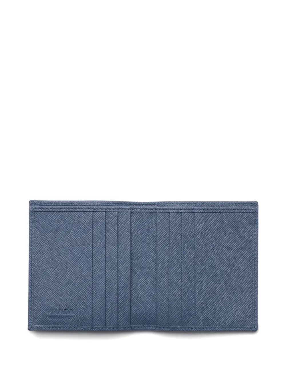  Prada Cartera Con Logo Esmaltado - Azul 