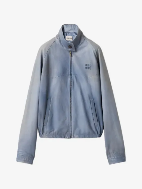 Miu Miu nappa-leather jacket