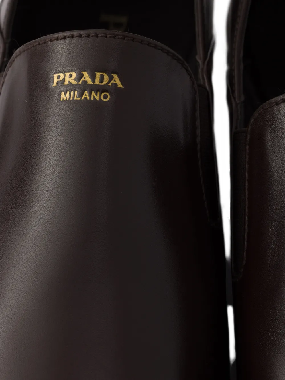 Prada Leren loafers Bruin