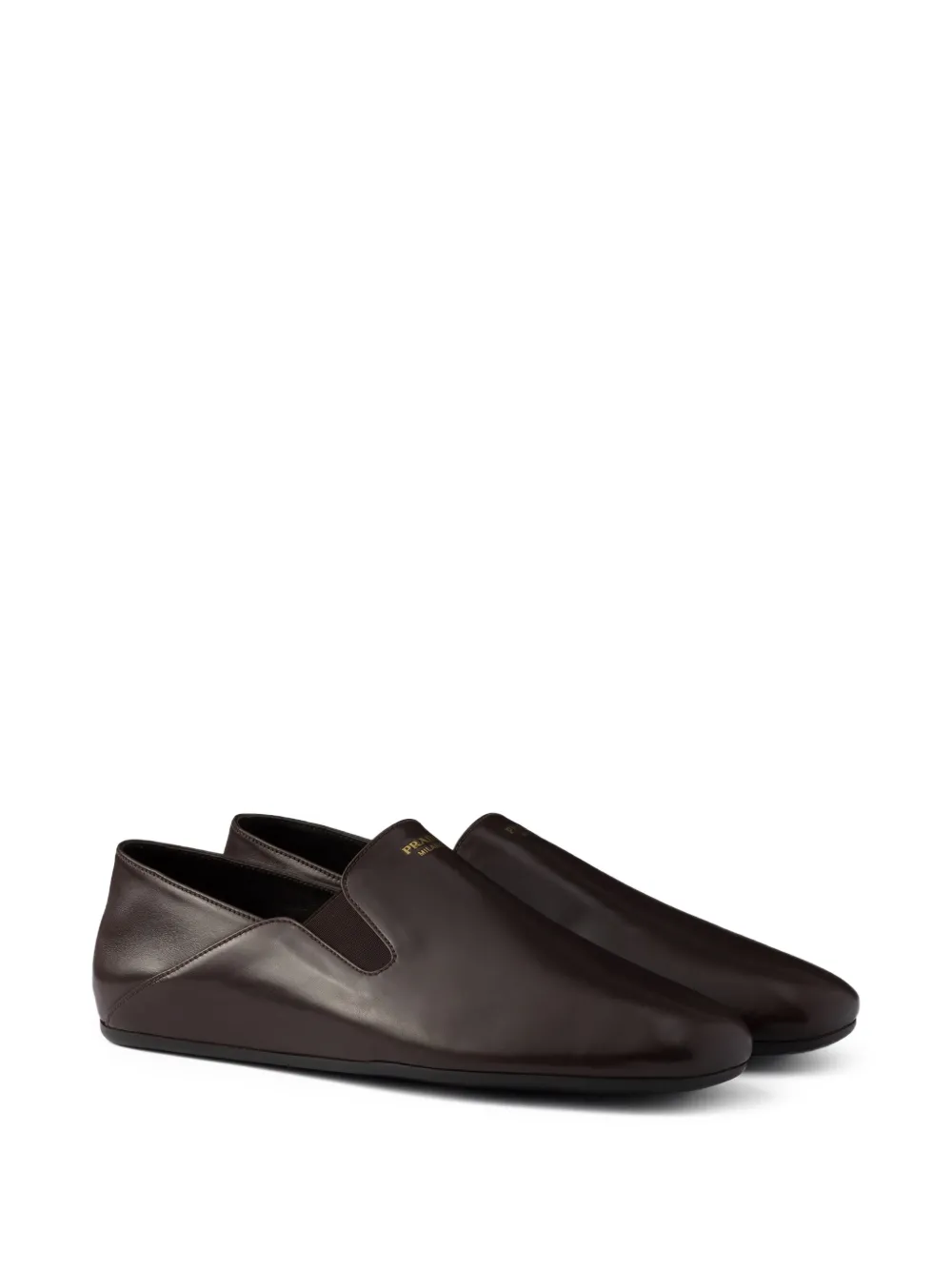 Prada Leren loafers Bruin