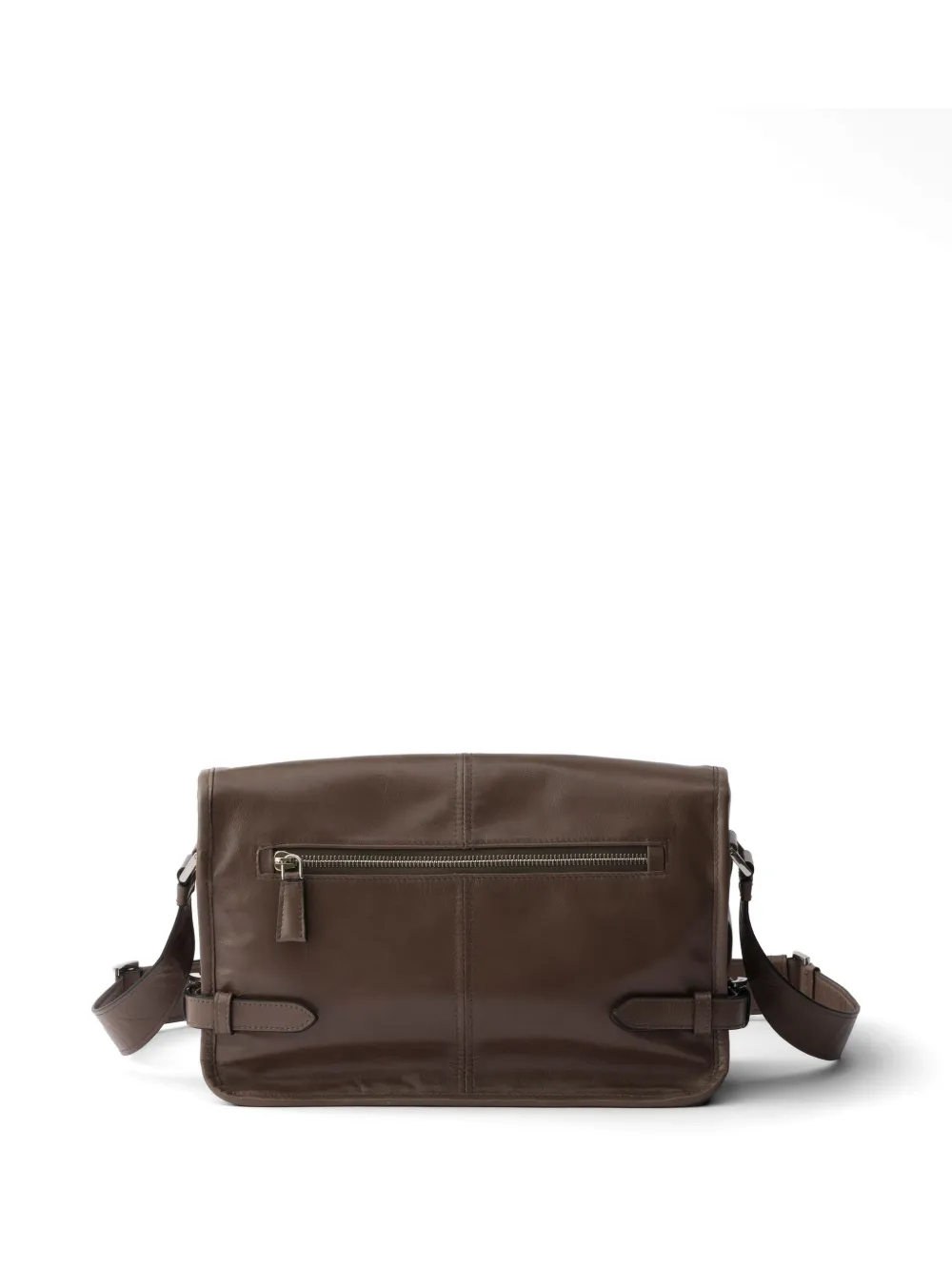 Prada Leren schoudertas Bruin