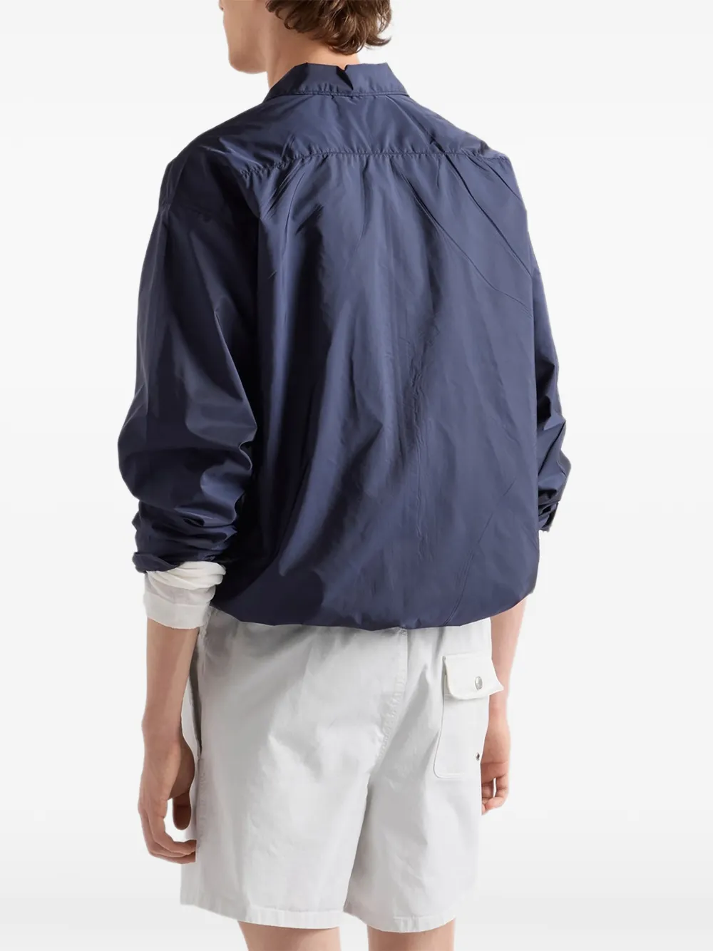  Prada Camisa Re-nylon - Azul 