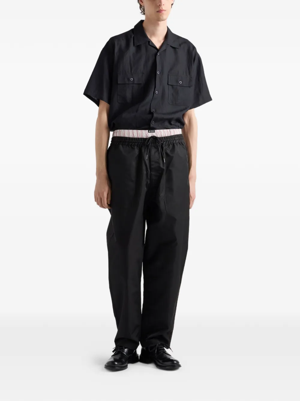 Prada Straight broek Zwart