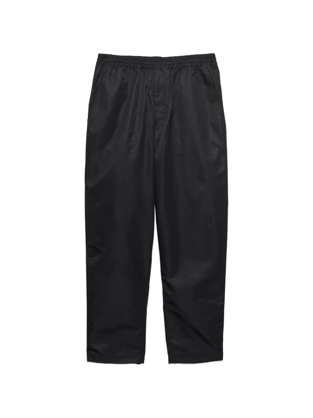 Prada Pantaloni dritti con vita elasticizzata - Nero