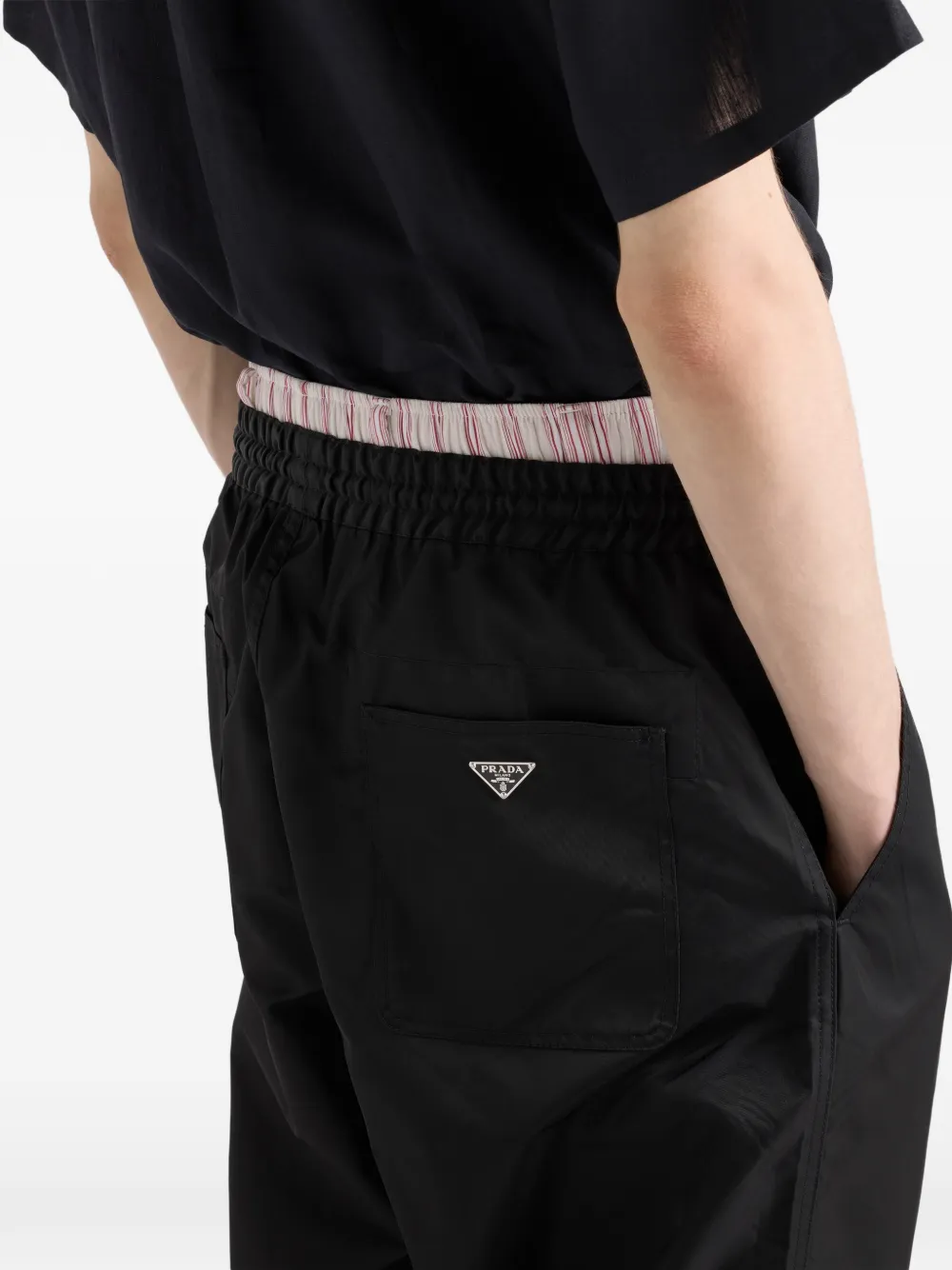 Prada Straight broek Zwart