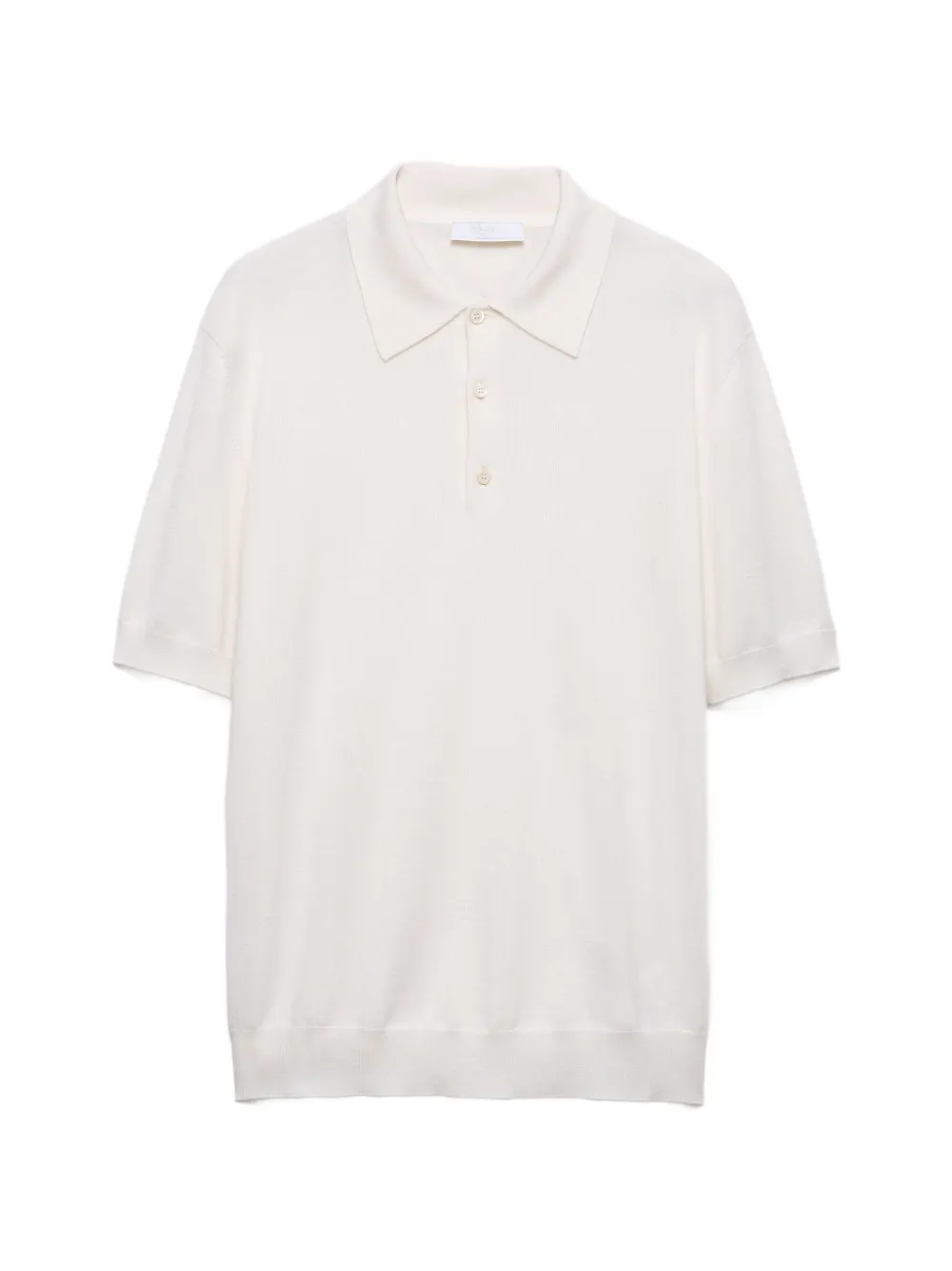 Prada cashmere and silk polo shirt - Nude