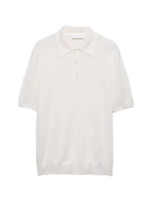 Prada open-knit Polo Shirt | White | FARFETCH