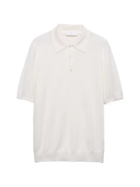 Prada cashmere and silk polo shirt