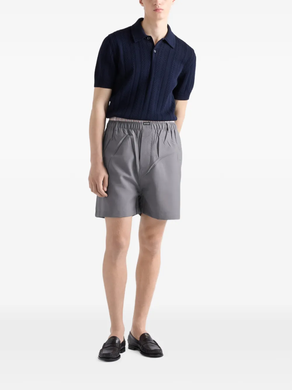 Prada Katoenen poloshirt Blauw