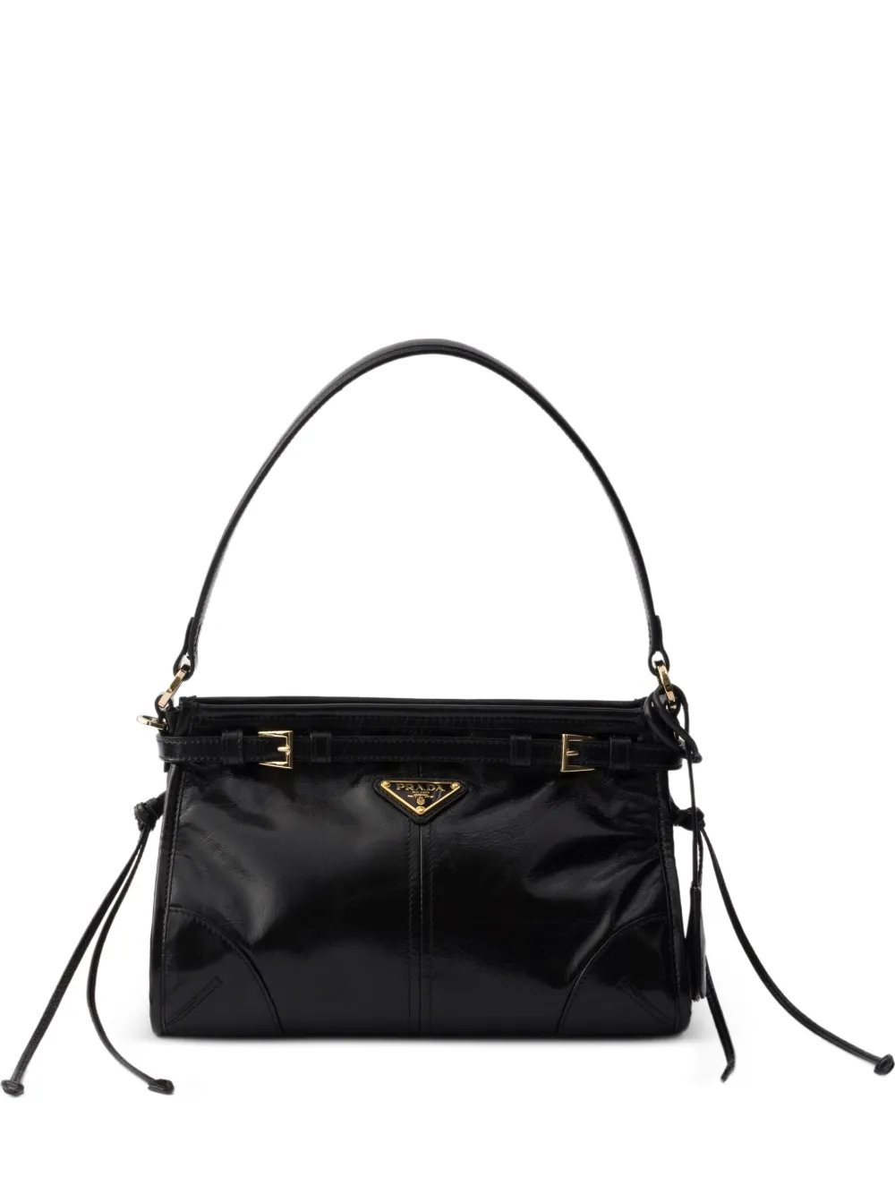 Prada Bonnie small leather handbag - Nero