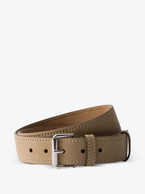 Prada nubuck leather belt