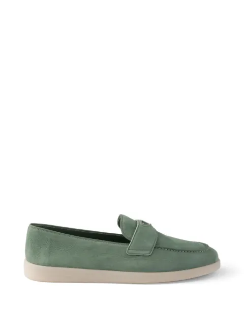Prada suede loafers