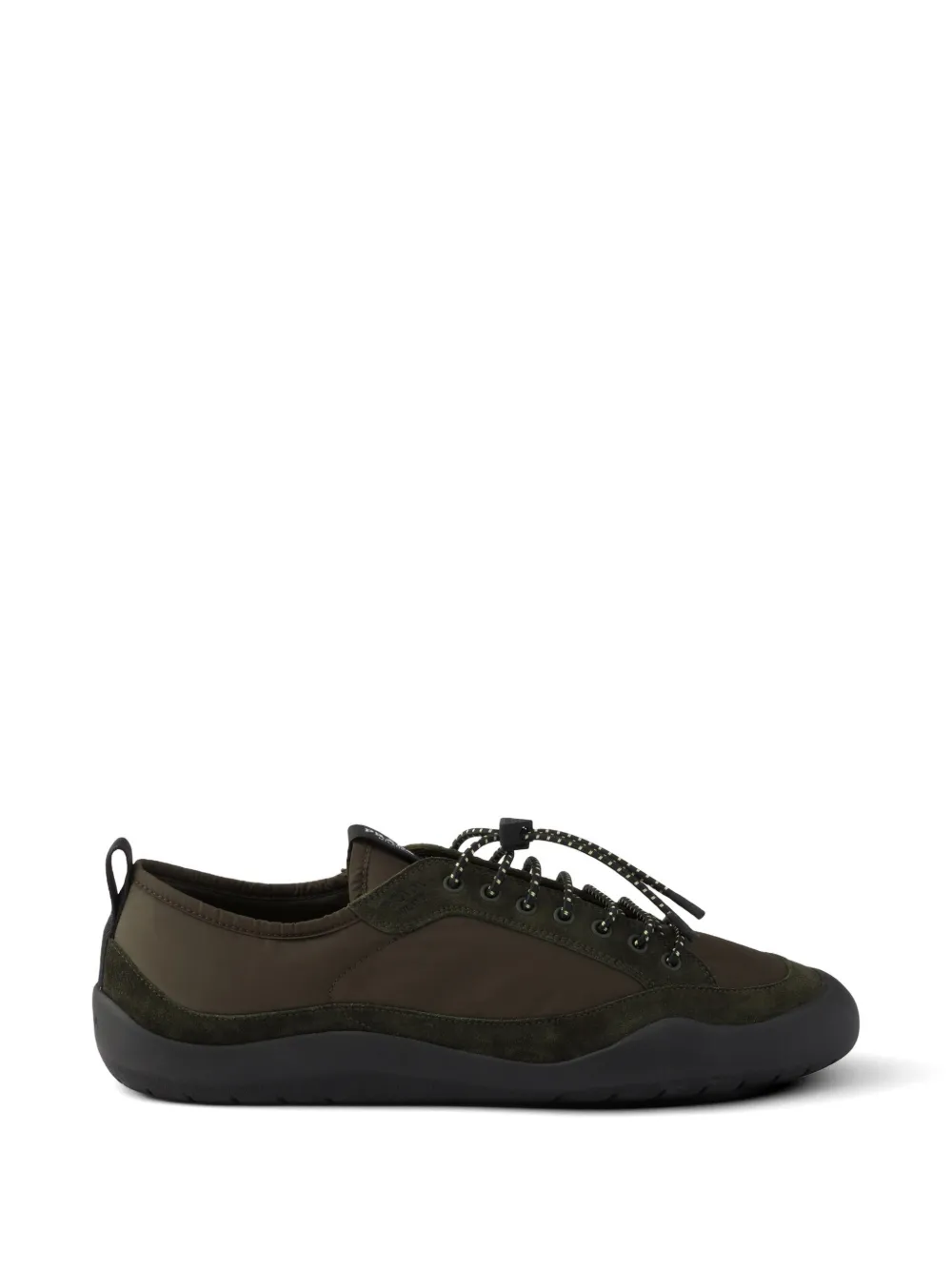 Prada Speedrock Re-Nylon and suede sneakers - Green
