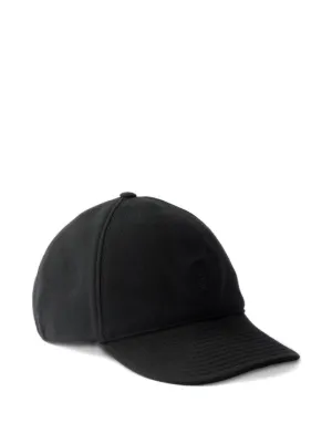 Prada embroidered-logo Baseball Cap | Grey | FARFETCH