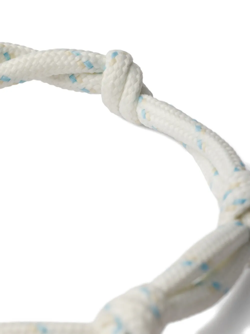 Prada Cord Bracelet In Silver
