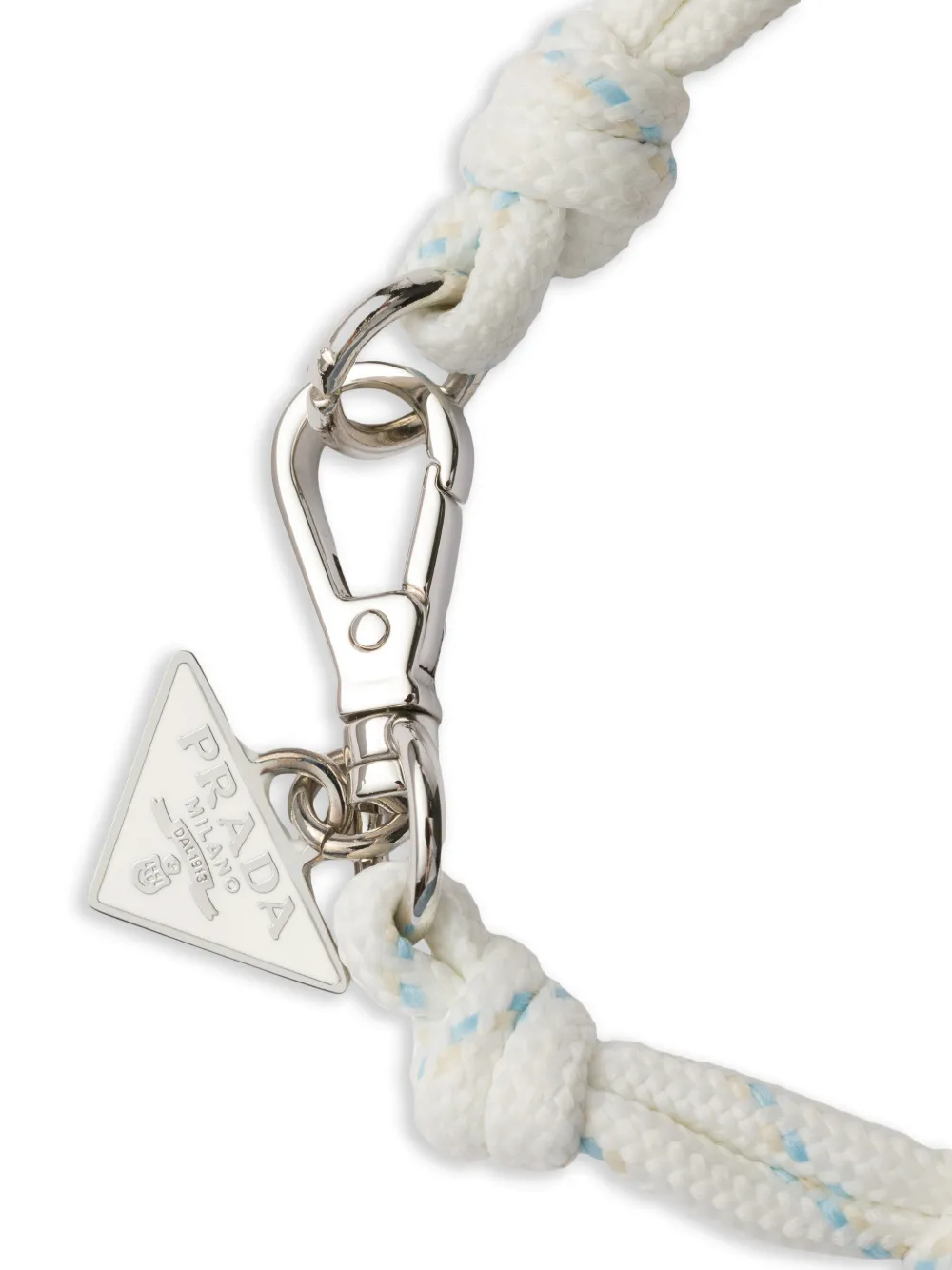  Prada Pulsera De Cuerda - Plateado 
