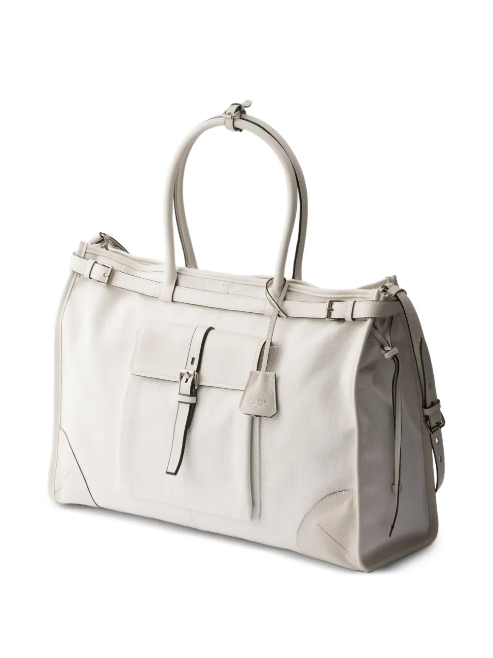 Prada Shopper met gesp Beige