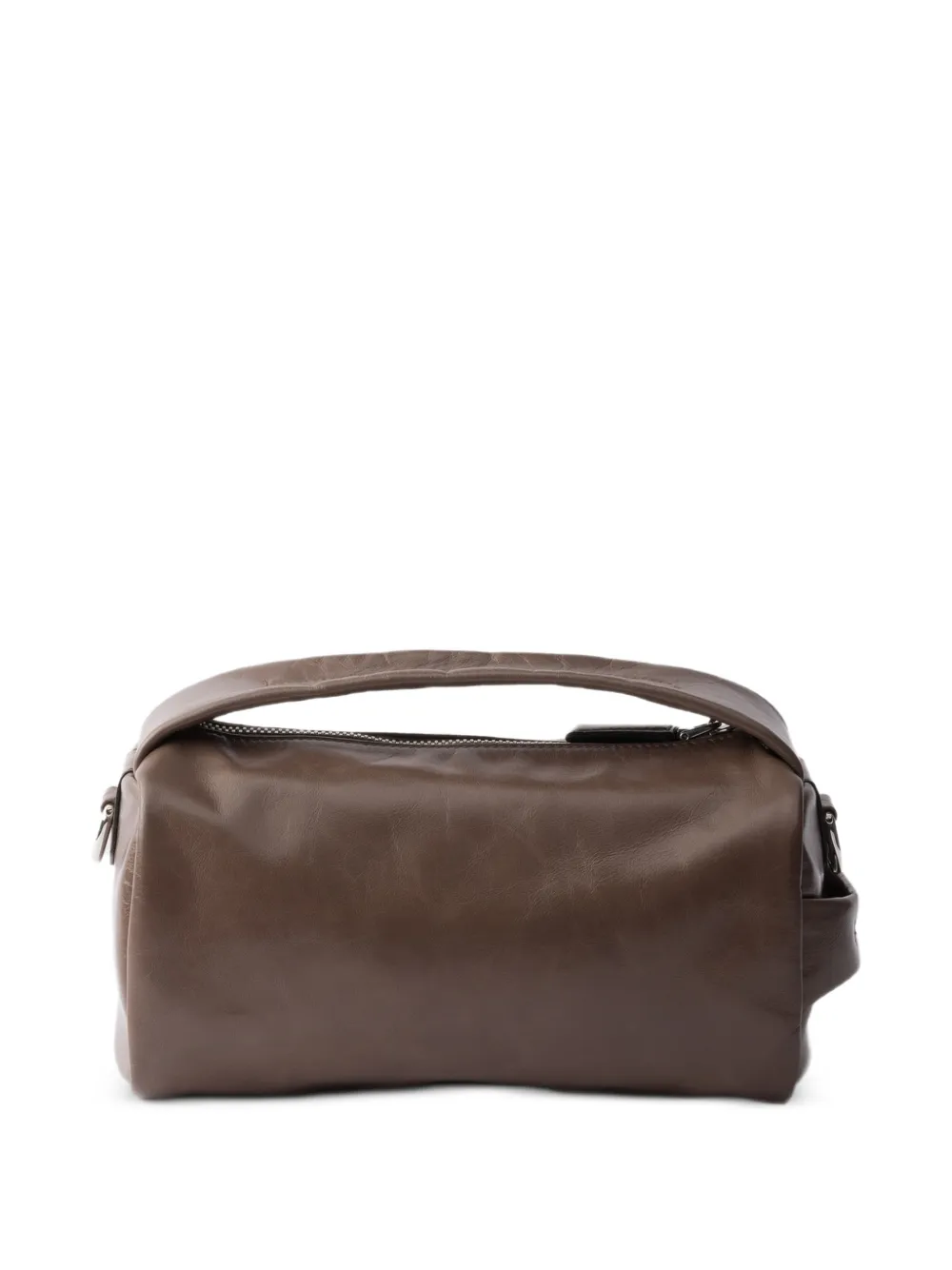 Prada Leren schoudertas Bruin
