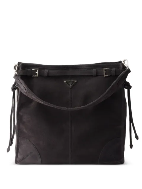 Prada Bonnie suede shoulder bag