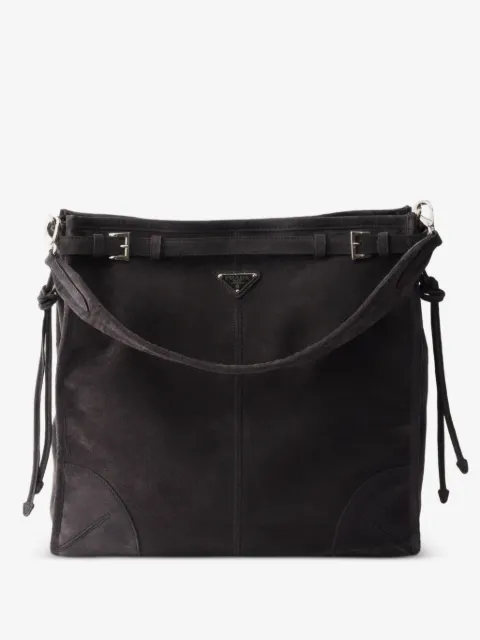 Prada Bonnie suede shoulder bag