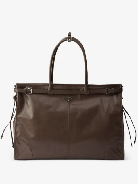 Prada Bonnie leather tote bag
