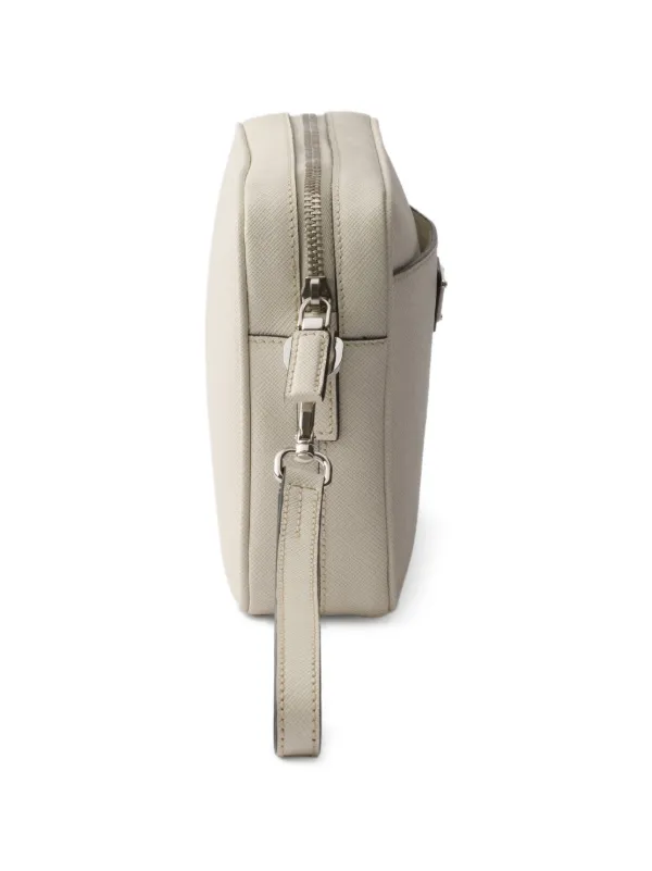 Prada サフィアーノレザー ショルダーバッグ | ニュートラル | FARFETCH JP