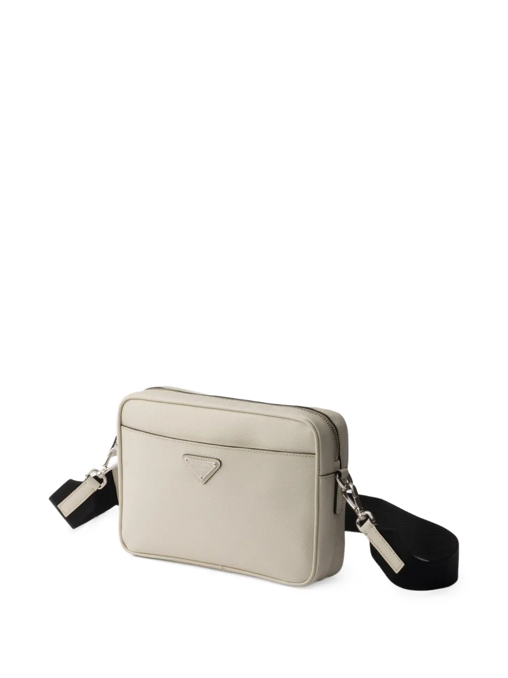 Prada Leren schoudertas Beige