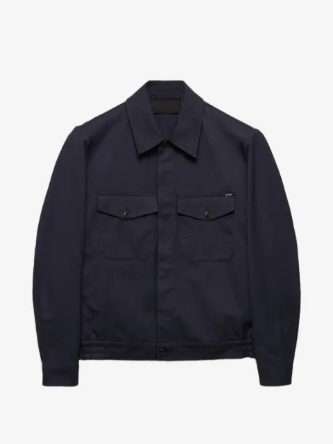 Prada veste zippée à capuche