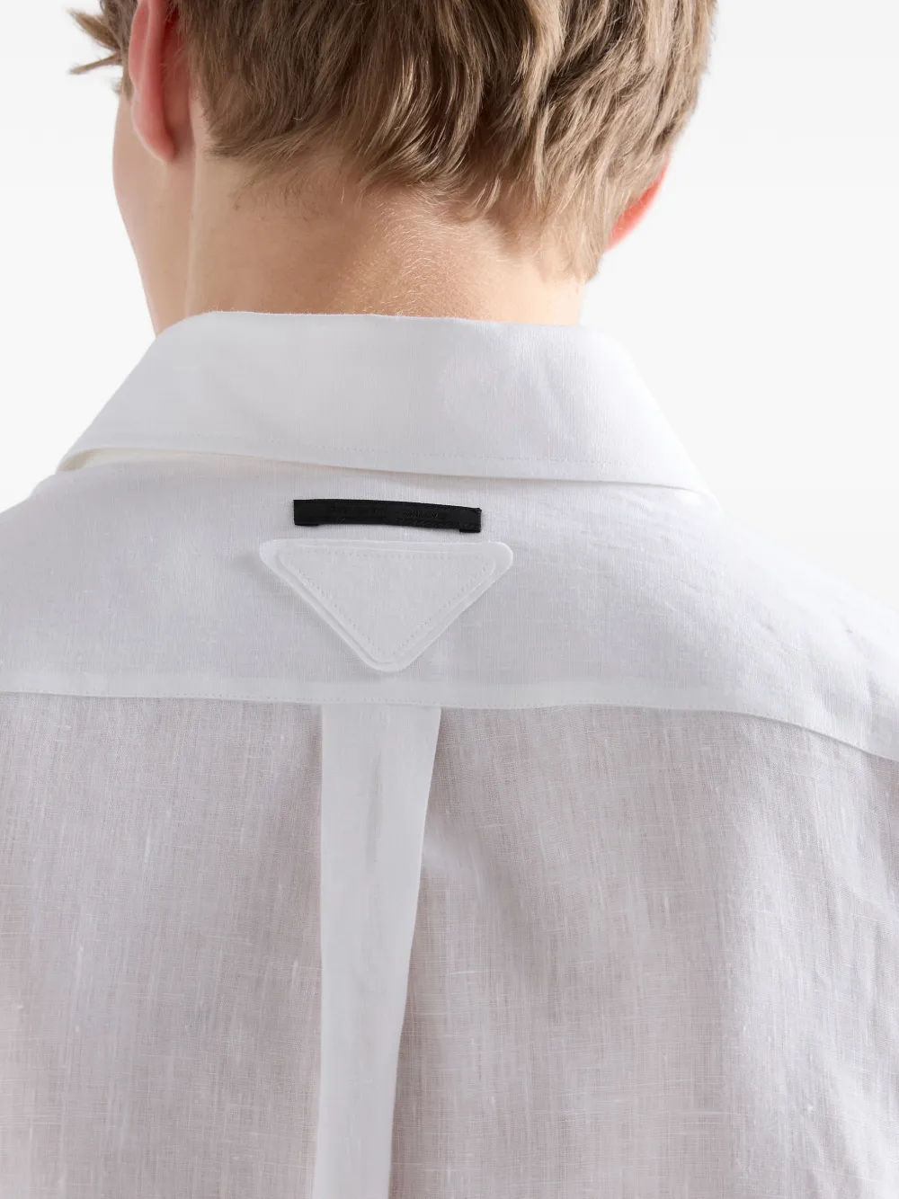Prada Linnen overhemd Wit