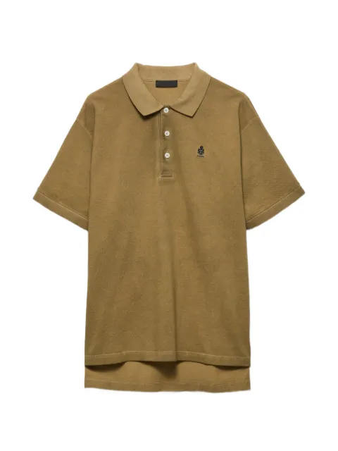 Prada garment-dyed cotton polo shirt