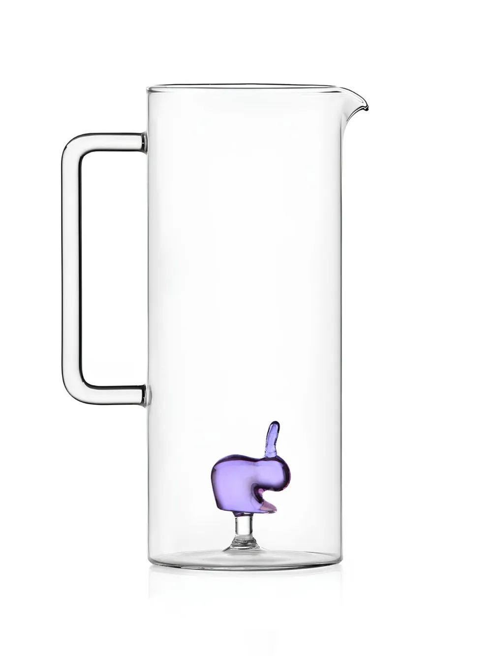 Ichendorf Milano rabbit-detail glass jug - Weiß