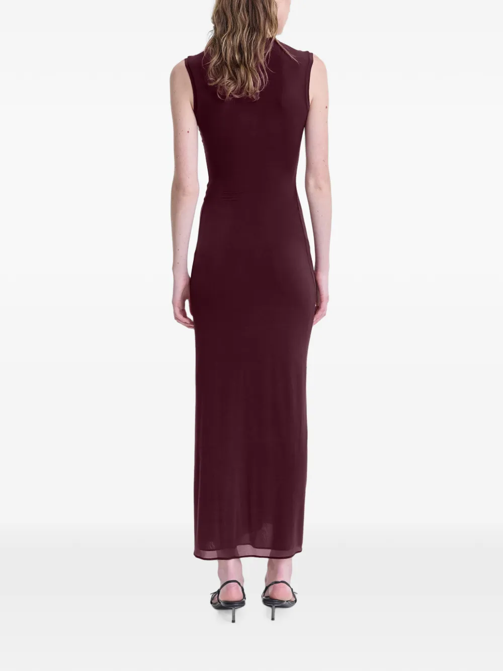 FFORME Gisela jurk met ruches Rood