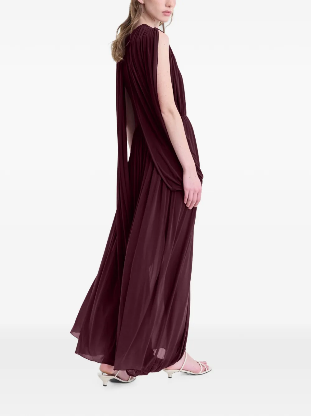  Fforme Vestido Kahlo Drapeado - Morado 