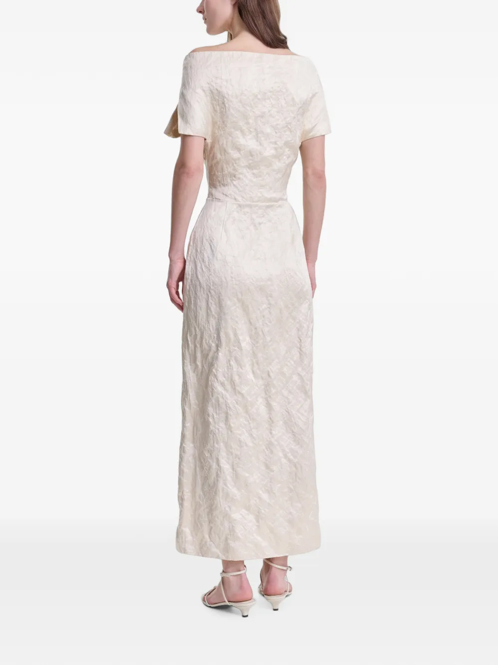FFORME Off-shoulder Kaley Dress in Neutrals, view 4
