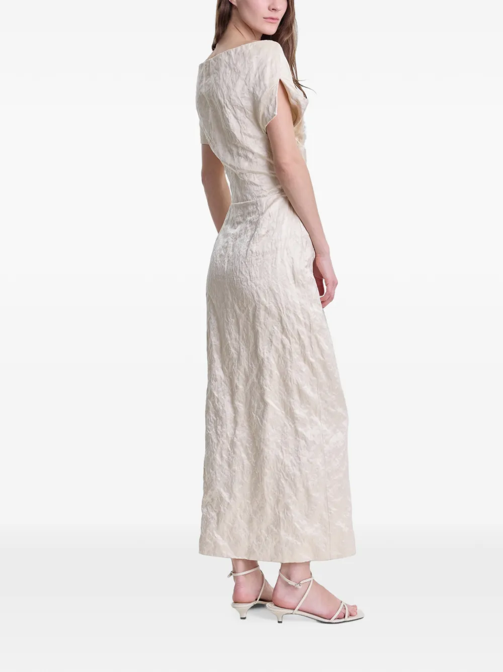 FFORME Off-shoulder Kaley Dress in Neutrals, view 5