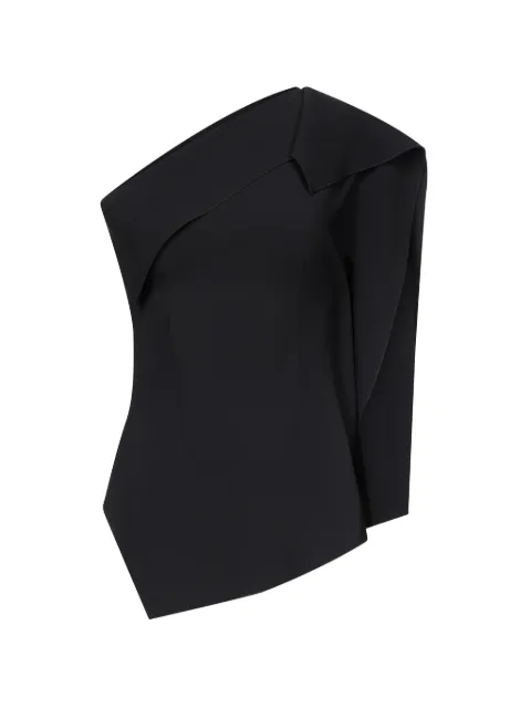 FFORME one-shoulder draped top