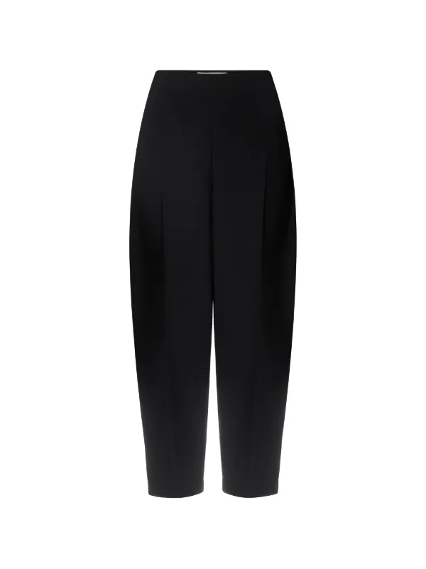 Fforme Yvette Pleated Trousers in Black