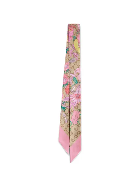 Gucci Flora Schal aus GG Supreme