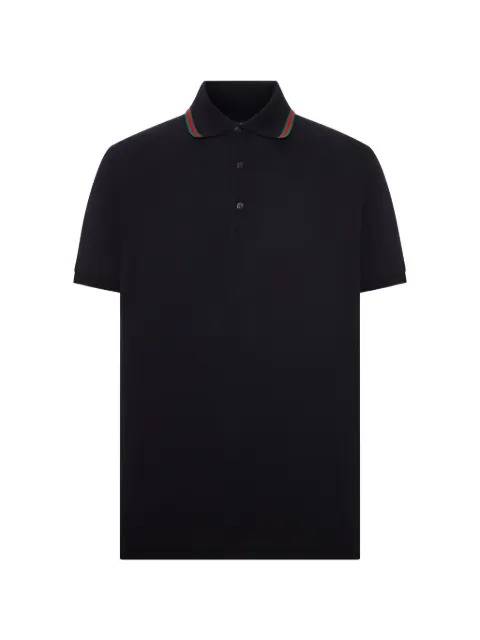 Gucci Web-stripe polo shirt